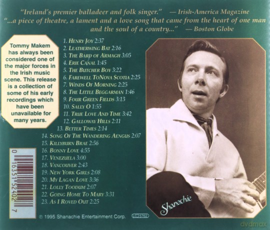 Tommy Makem: From The Archives [CD]