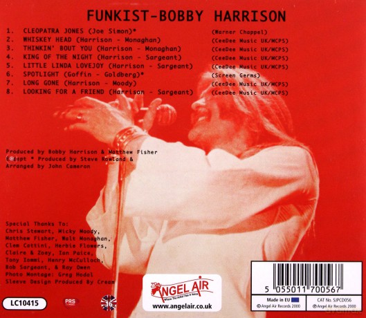 Bobby Harrison: Funkist [CD]