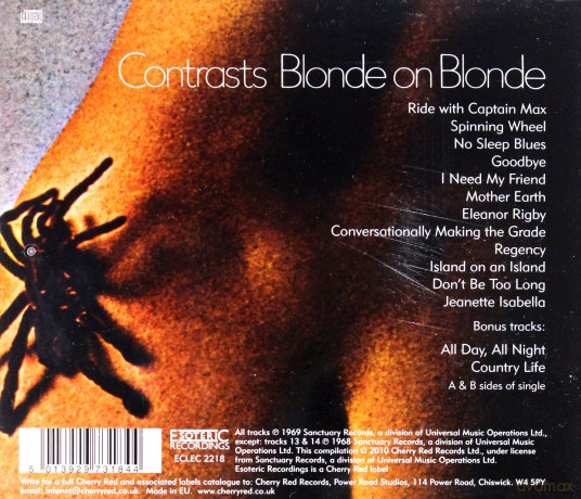 Blonde On Blonde: Contrasts [CD]
