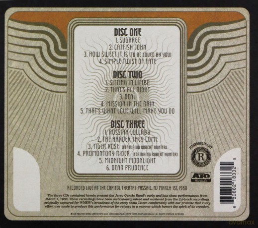 Jerry Garcia: Garcia Live 1: Capitol Theater [3CD]