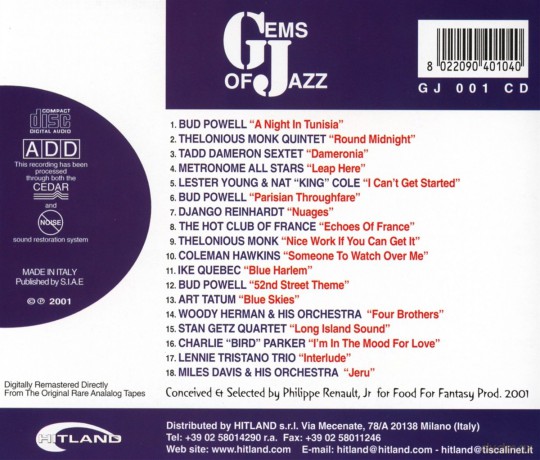 Gems of Jazz [CD]