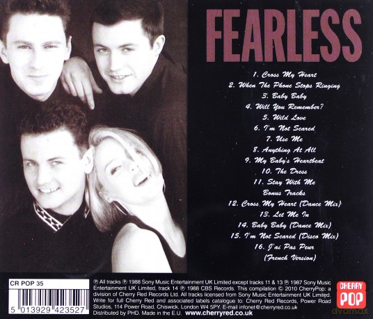 Eighth Wonder: Fearless [CD]