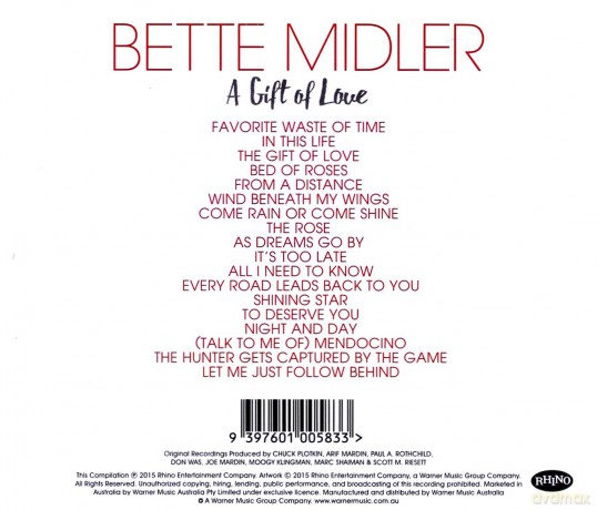 Bette Midler: Gift Of Love [CD]