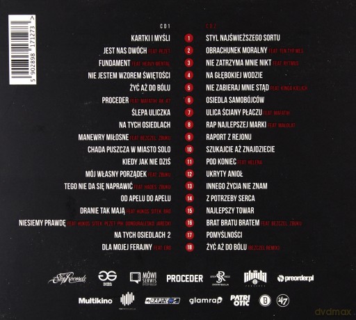 Proceder: Żyj aż do bólu soundtrack (Chada) [2CD]