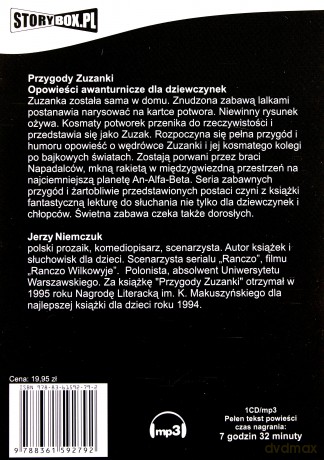 Przygody Zuzanki - Jerzy Niemczuk [AUDIOBOOK] [CD-MP3]