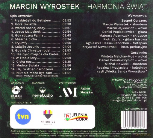 Marcin Wyrostek: Harmonia świąt [CD]