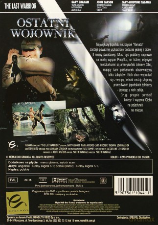 Ostatni Wojownik [DVD]