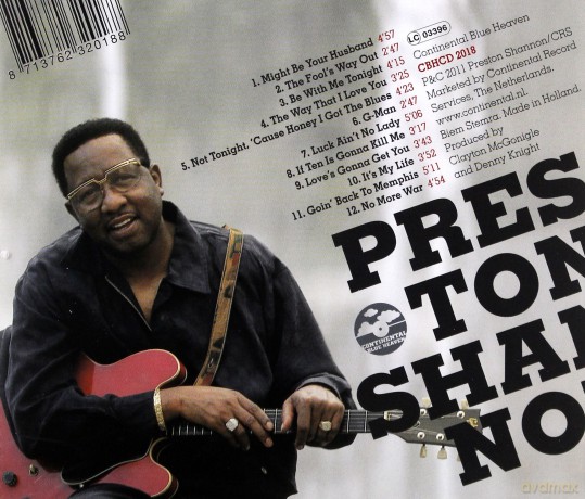 Preston Shannon: Goin'Back To Memphis [CD]