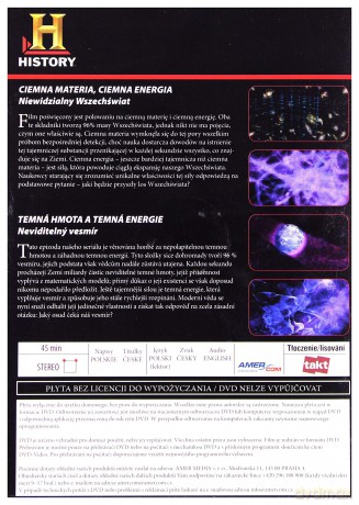 Kosmos - Tajemnice Wszechświata 14: Ciemna materia, ciemna energia [DVD]