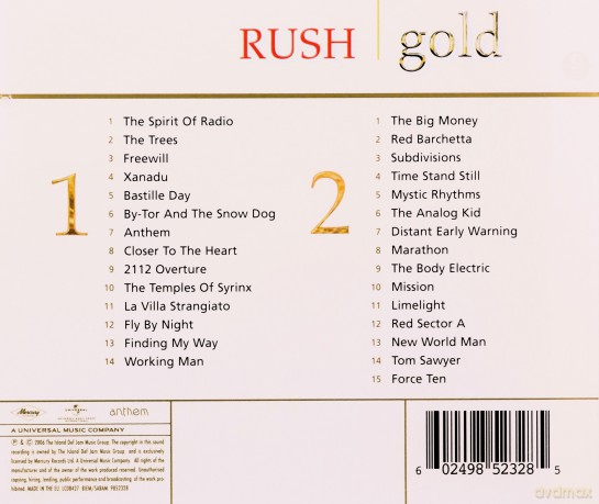 Rush: Gold [2CD]