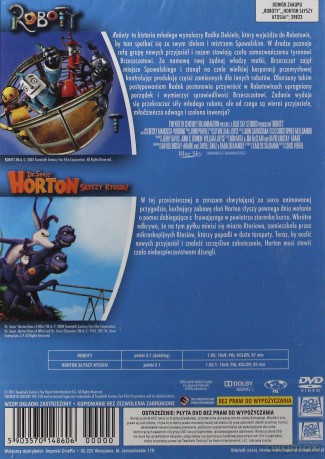 Roboty / Horton słyszy Ktosia (2 w 1) [DVD]