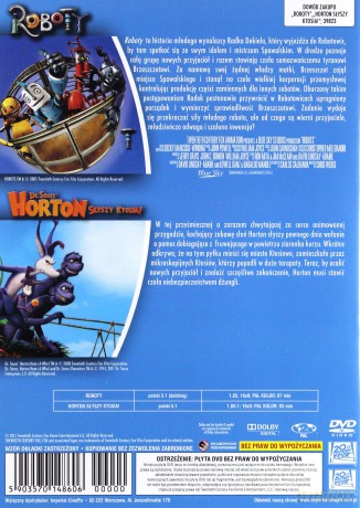 Roboty / Horton słyszy Ktosia (2 w 1) [DVD]