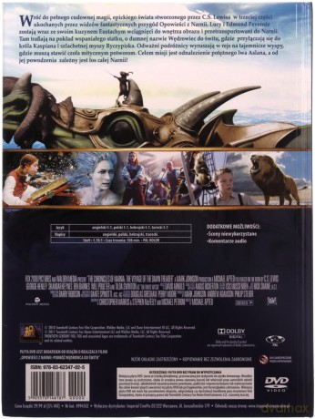 Opowieści z Narnii: Podróż Wędrowca do Świtu (booklet) [DVD]