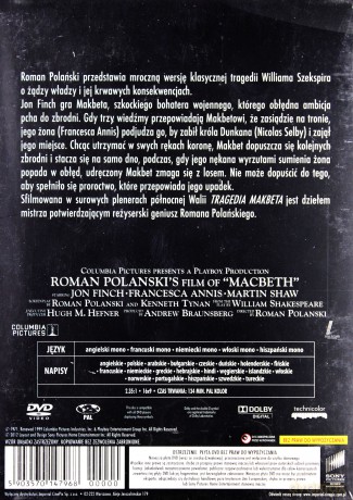 Tragedia Makbeta (Legendy Hollywood) [DVD]