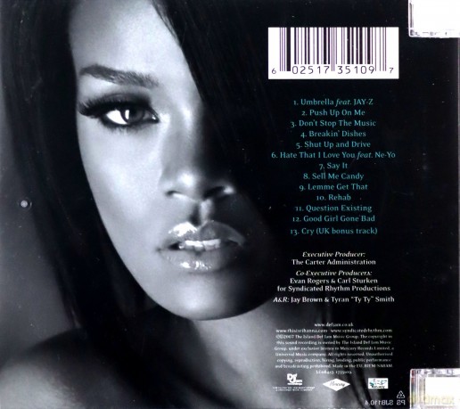 RIHANNA: Good Girl Gone Bad [CD]