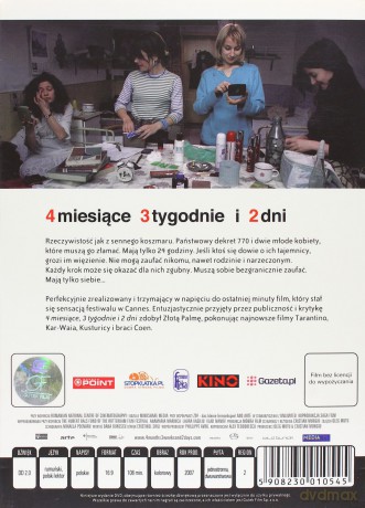 4 miesiące, 3 tygodnie, 2 dni [DVD]