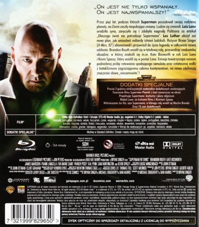 Superman: Powrót [Blu-Ray]