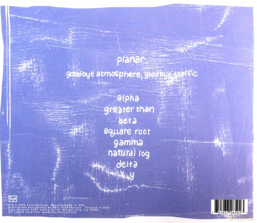 Planar: Goodbye Atmosphere Goodbye Traffic [CD]