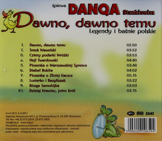 Danqa Stankiewicz: Dawno, dawno temu [CD]