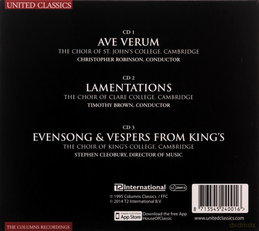 Great Cambridge Choirs [3CD]