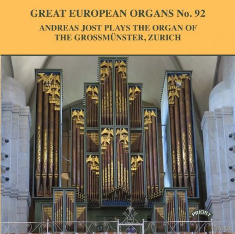 Great European Organs No. 92/ the Organ of the Grossmunster, Zurich [CD]
