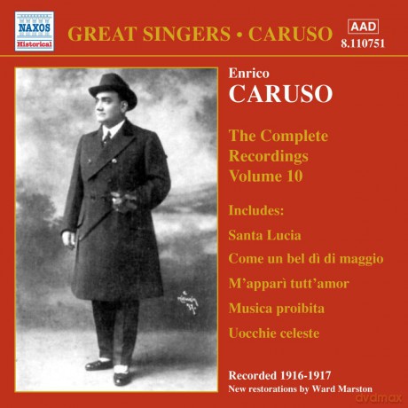Enrico Caruso: Great Singers - Caruso Vol 10 [CD]