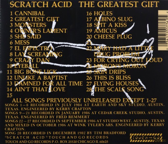 Scratch Acid: Greatest Gift [CD]