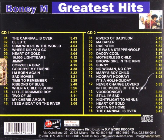 Boney M: Greatest Hits [2CD]
