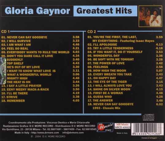 Gloria Gaynor: Greatest Hits [2CD]