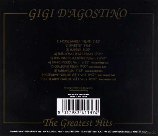 Gigi D'Agostino: Greatest Hits [CD]
