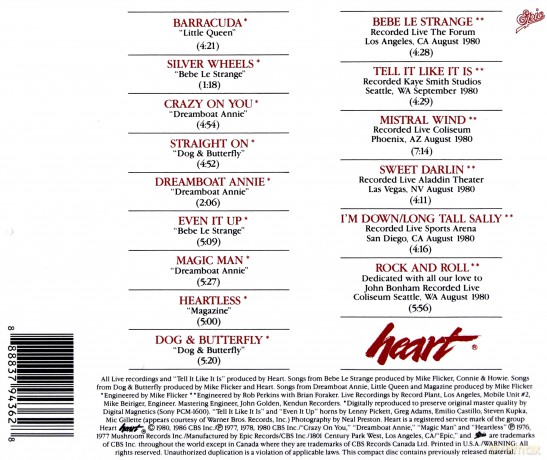 Heart: Greatest Hits [CD]