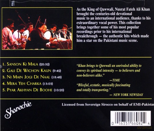 Nusrat Fateh Ali Khan: Greatest Hits Volume 2 [CD]