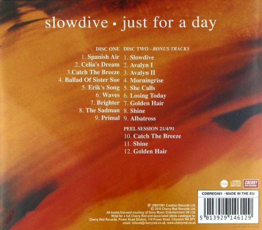 Slowdive: Just For A Day [2CD]