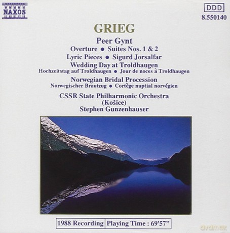 Grieg: Peer Gynt/lyric Pieces [CD]