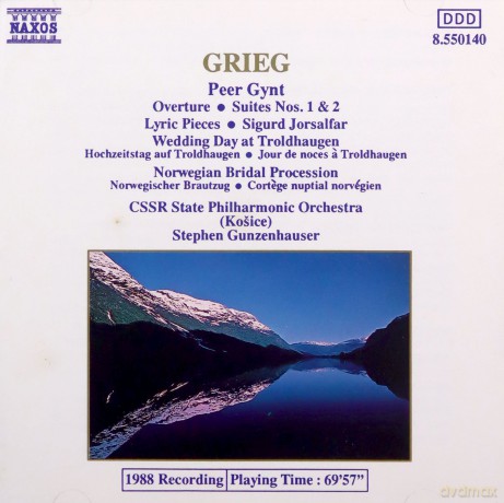Grieg: Peer Gynt/lyric Pieces [CD]