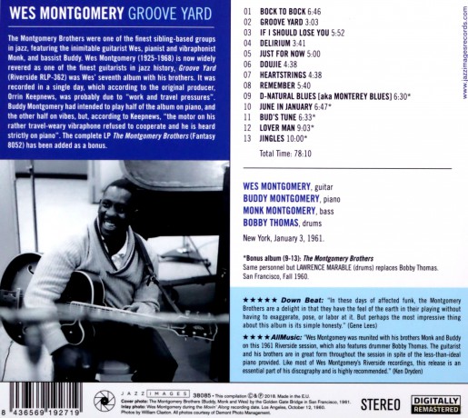 Wes Montgomery: Groove Yard [CD]