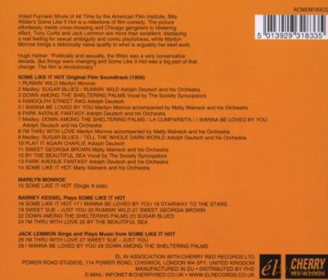 Some Like It Hot soundtrack (Pół Żartem, Pół Serio) (Adolph Deutsch) [CD]