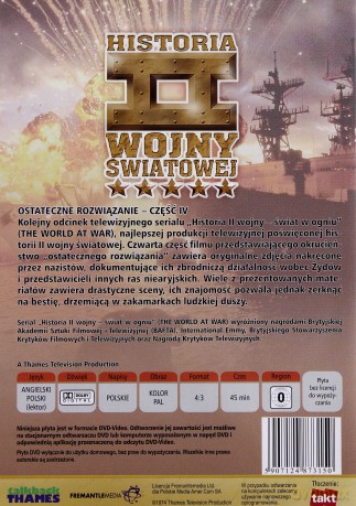 Historia II Wojny Światowej 37: Ostateczne rozwiązanie cz. 4 [DVD]