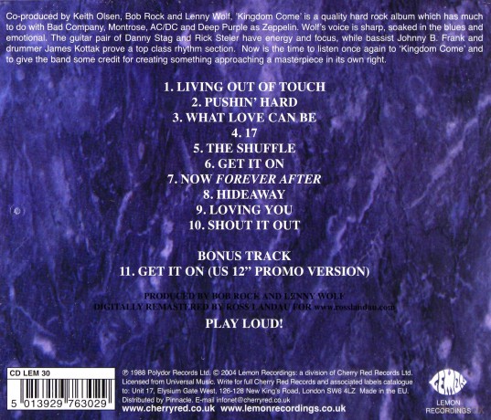 Kingdom Come: Kingdom Come [CD]