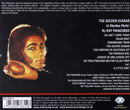 Ray Manzarek: The Golden Scarab [CD]
