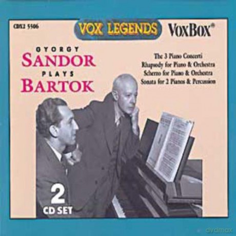 Gyorgy Sandor: Gyorgy Sandor Plays Bartok [2CD]