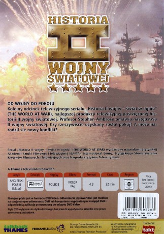 Historia II Wojny Światowej 38: Od wojny do pokoju [DVD]
