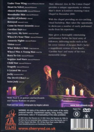 Marc Almond: Live At The Union Chapel [CD]