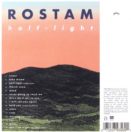 Rostam: Half-Light [CD]