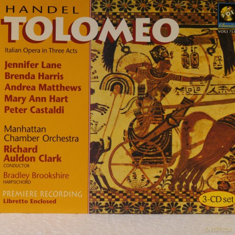 Jennifer Lane: Handel: Tolomeo [3CD]