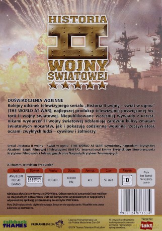 Historia II Wojny Światowej 39:Doświadczenie wojenne [DVD]