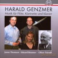 H. Genzmer: Harald Genzmer - Music for Flute, Clarinet and Piano [CD]