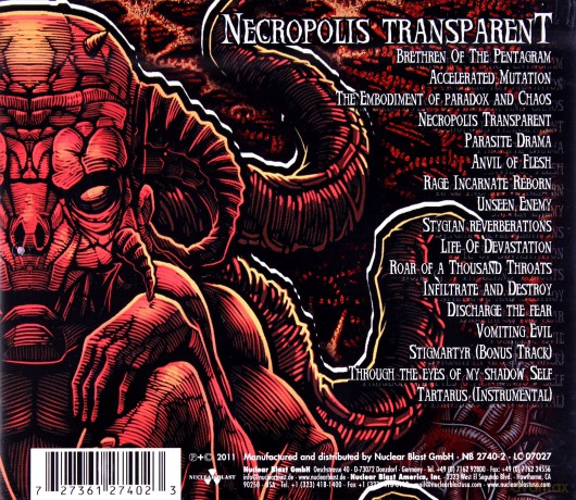 Lock Up: Necropolis Transparent [CD]