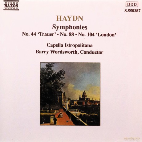 Barry Wordsworth: Haydn Symphonies no.44 'Trauer'-No 88-No 104 'London' [CD]