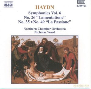 Josef Haydn: Haydn Symphonies Vol 6 No 26 'Lamentatione' No 35-No 49 'La Passione' [CD]